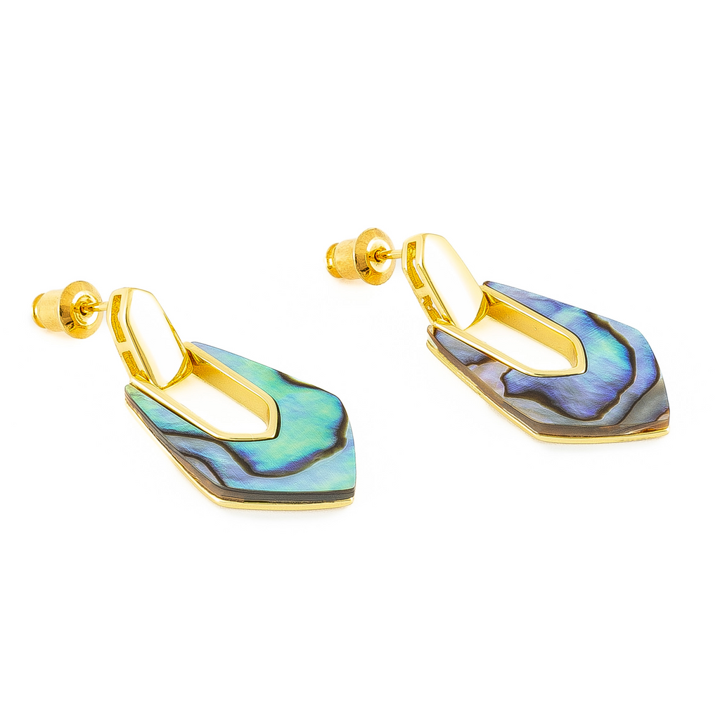 Abalone Shell Earrings | Ocean-Inspired Gemstone Earrings