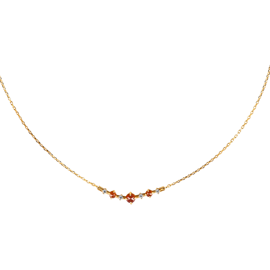 Yellow Garnet Necklace