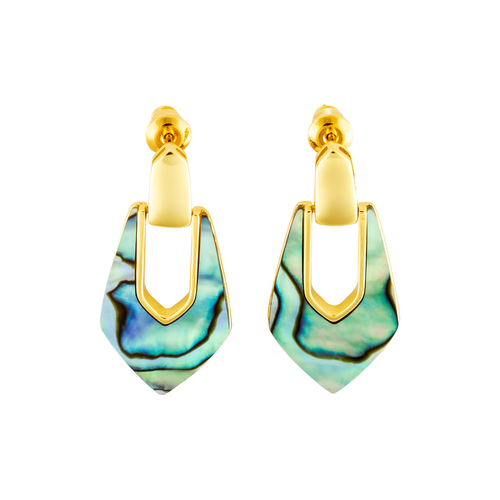 Abalone Shell Earrings | Ocean-Inspired Gemstone Earrings